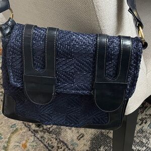 Vintage Simon of New York Elegant Navy purse